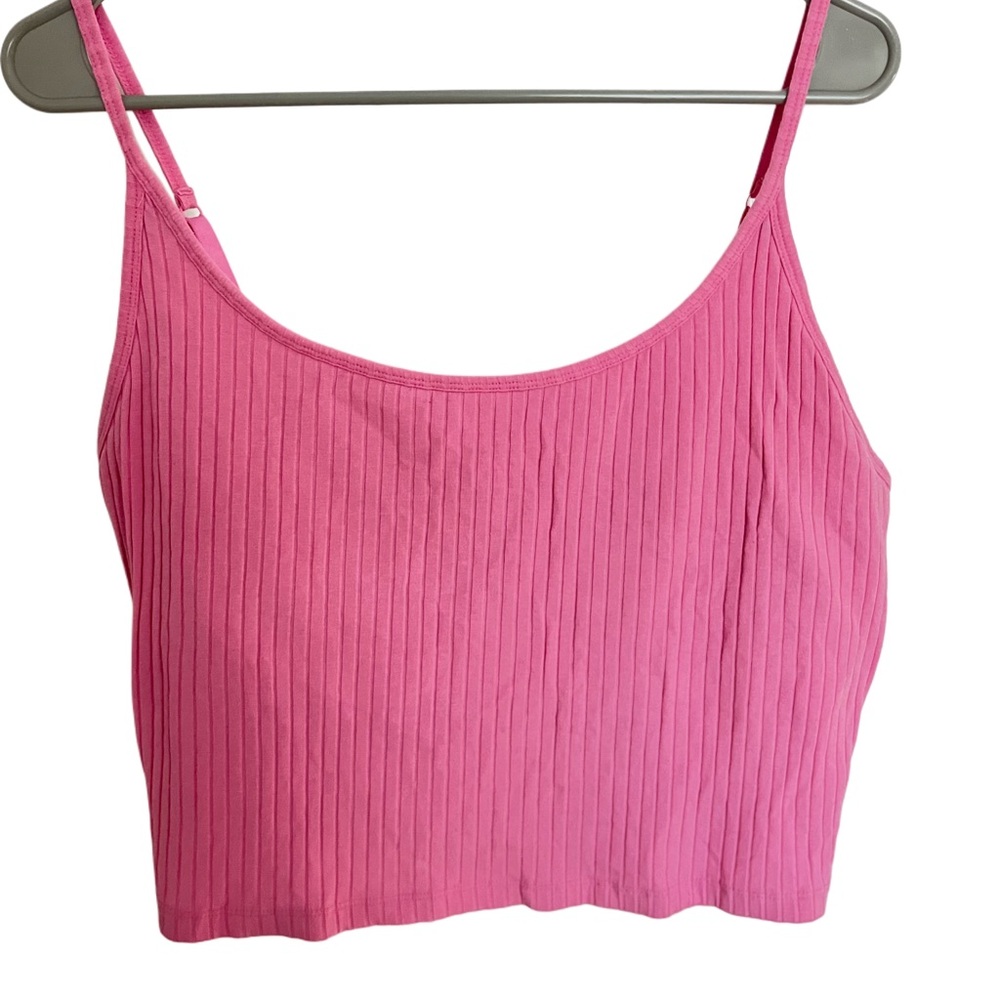 Pink crop top